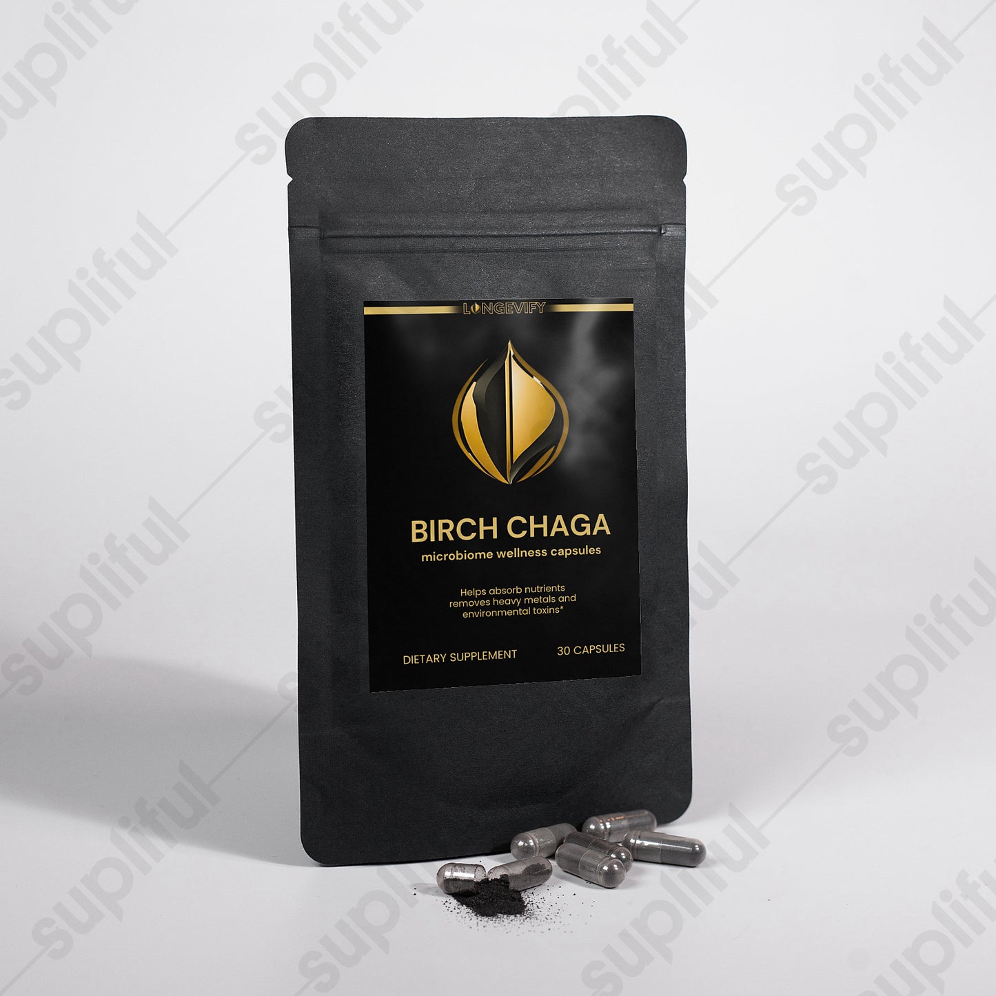 Birch Chaga Microbiome Wellness Capsules