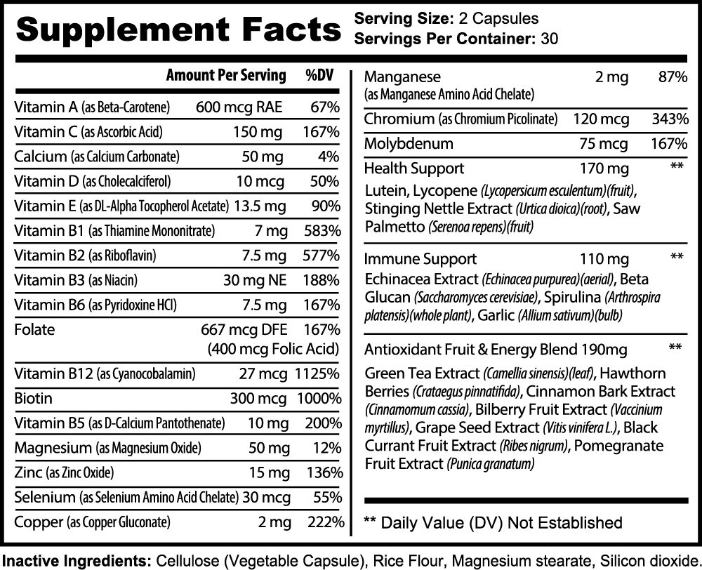 Complete Multivitamin - FREE Shipping